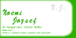 noemi jozsef business card